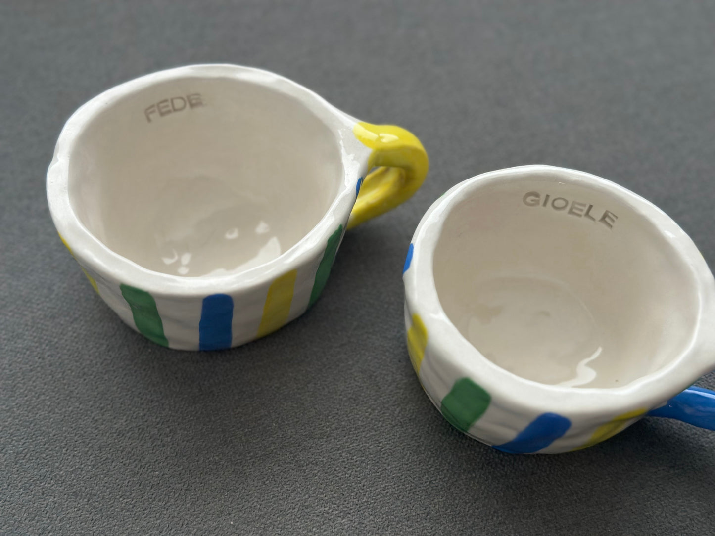 Tazza con fantasia semplice e Nome inciso