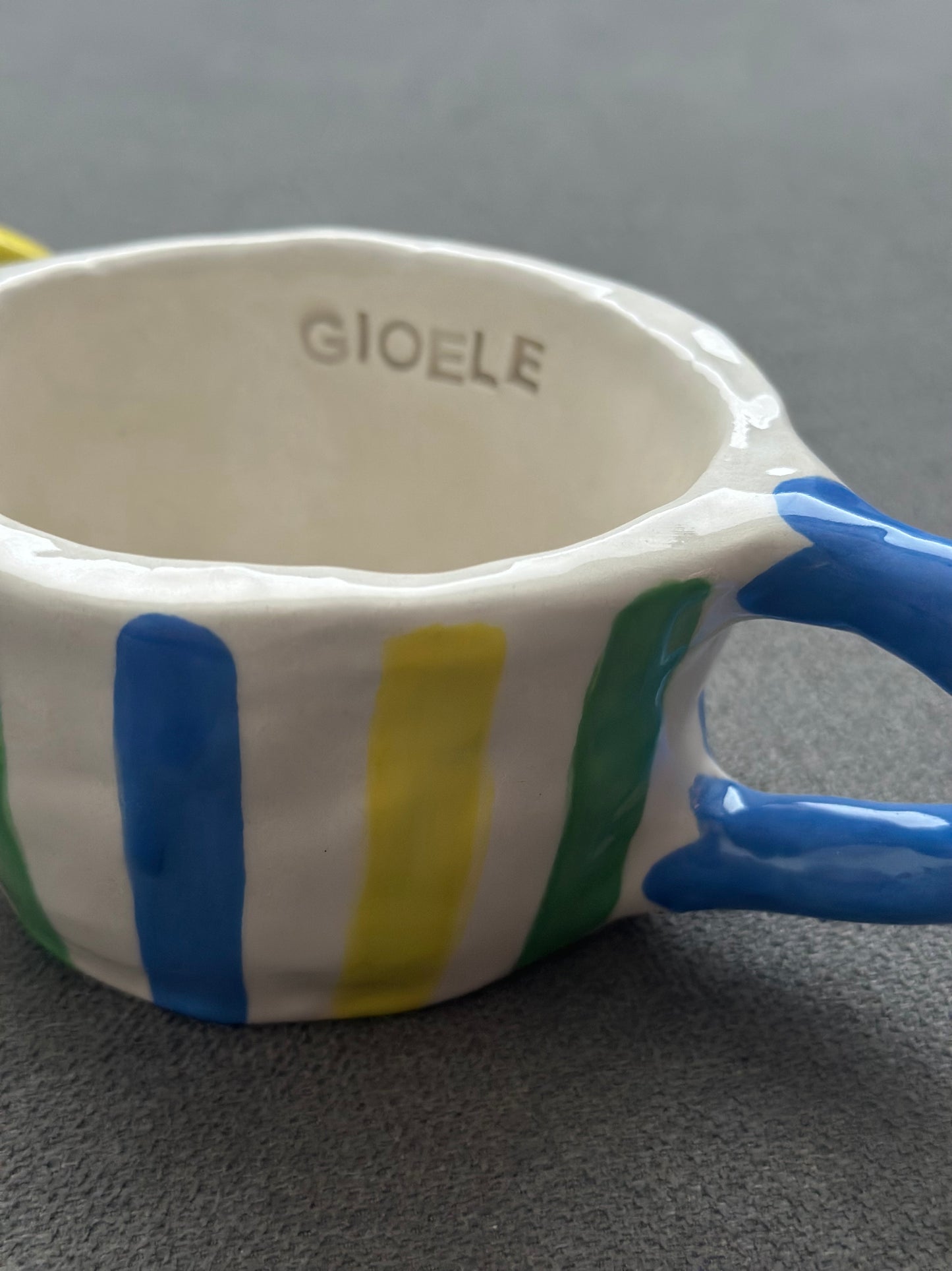 Tazza con fantasia semplice e Nome inciso