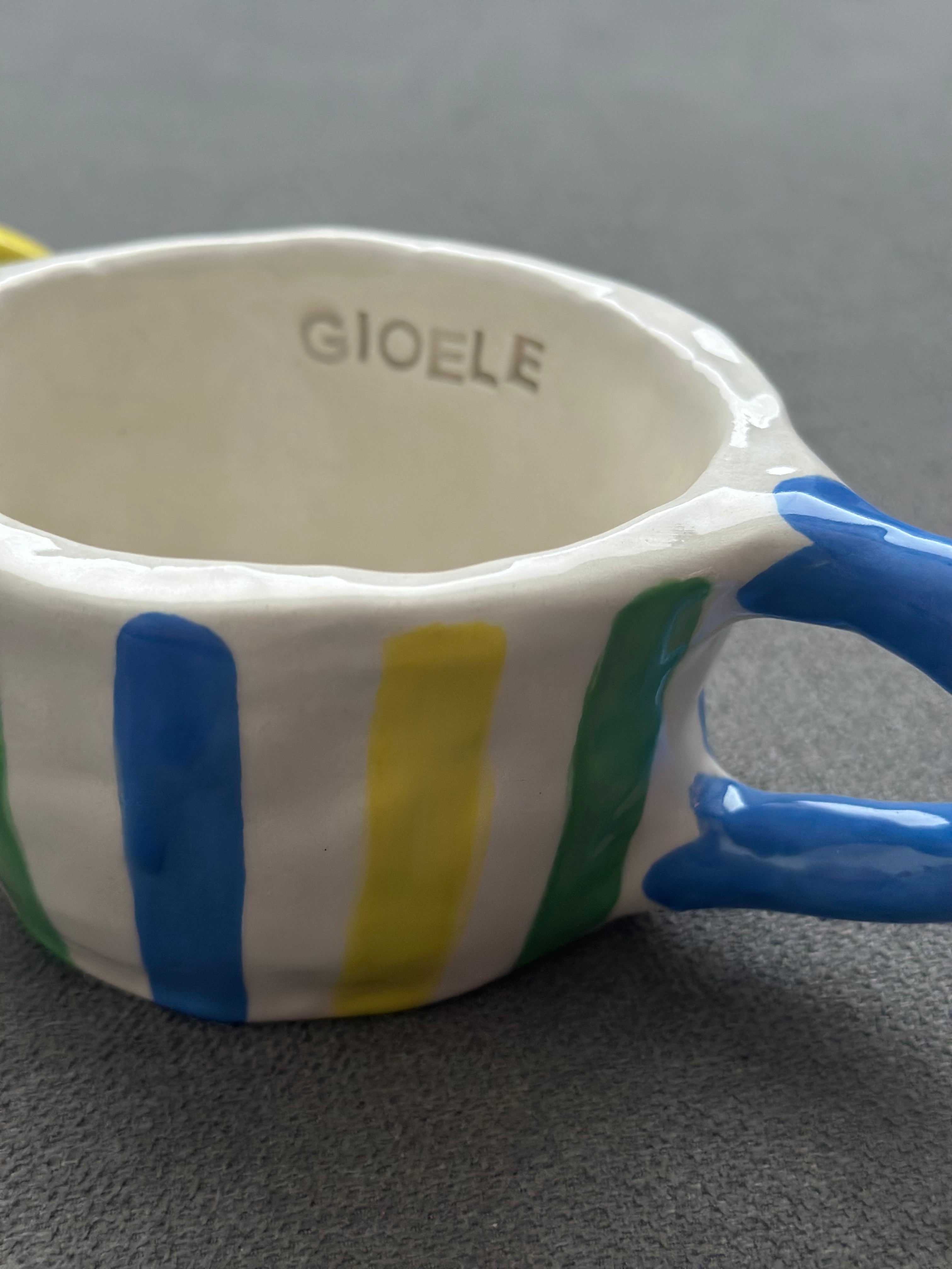 Tazza con fantasia semplice e Nome inciso
