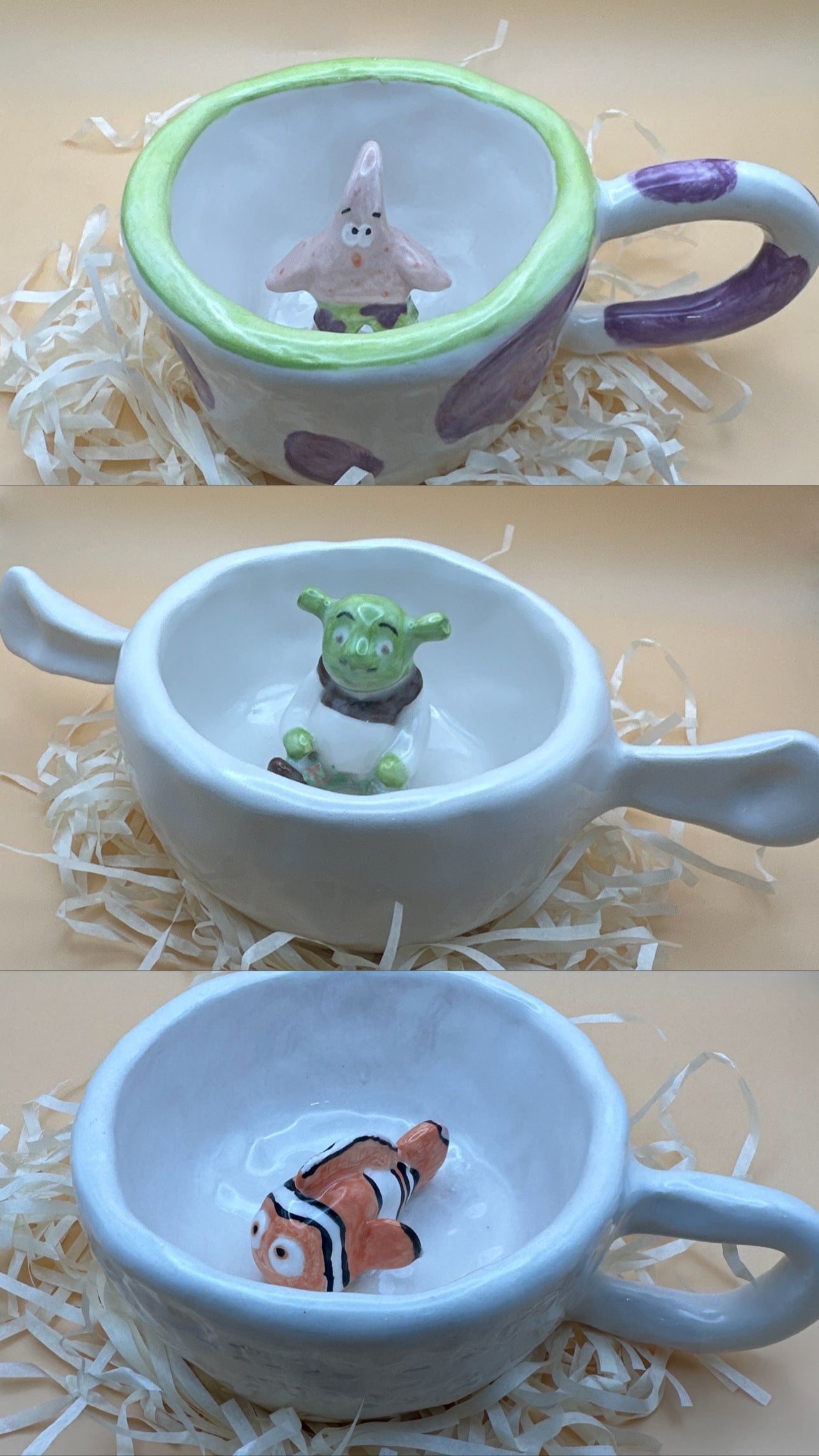 Tazza con personaggio interno