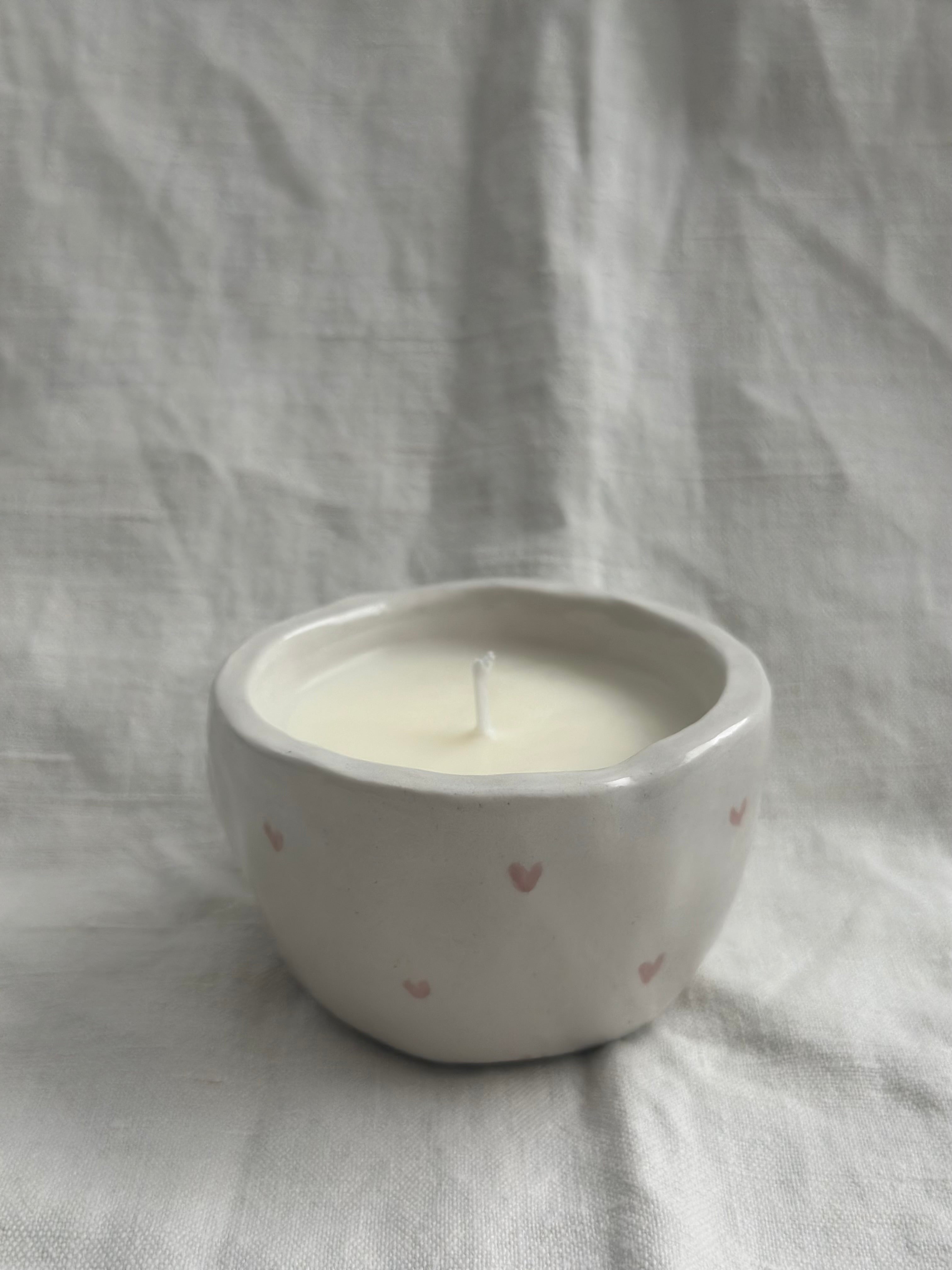 Candela Artigianale in Ceramica Personalizzabile – C-Lab
