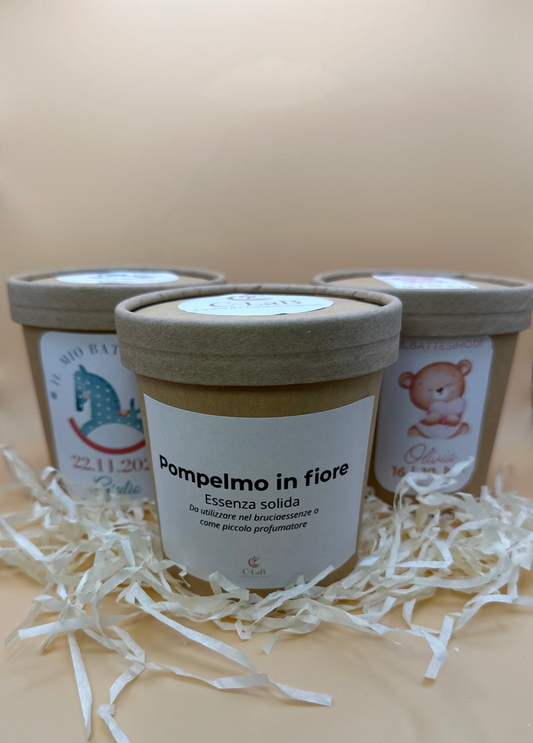 Bomboniera profumata con essenze solide
