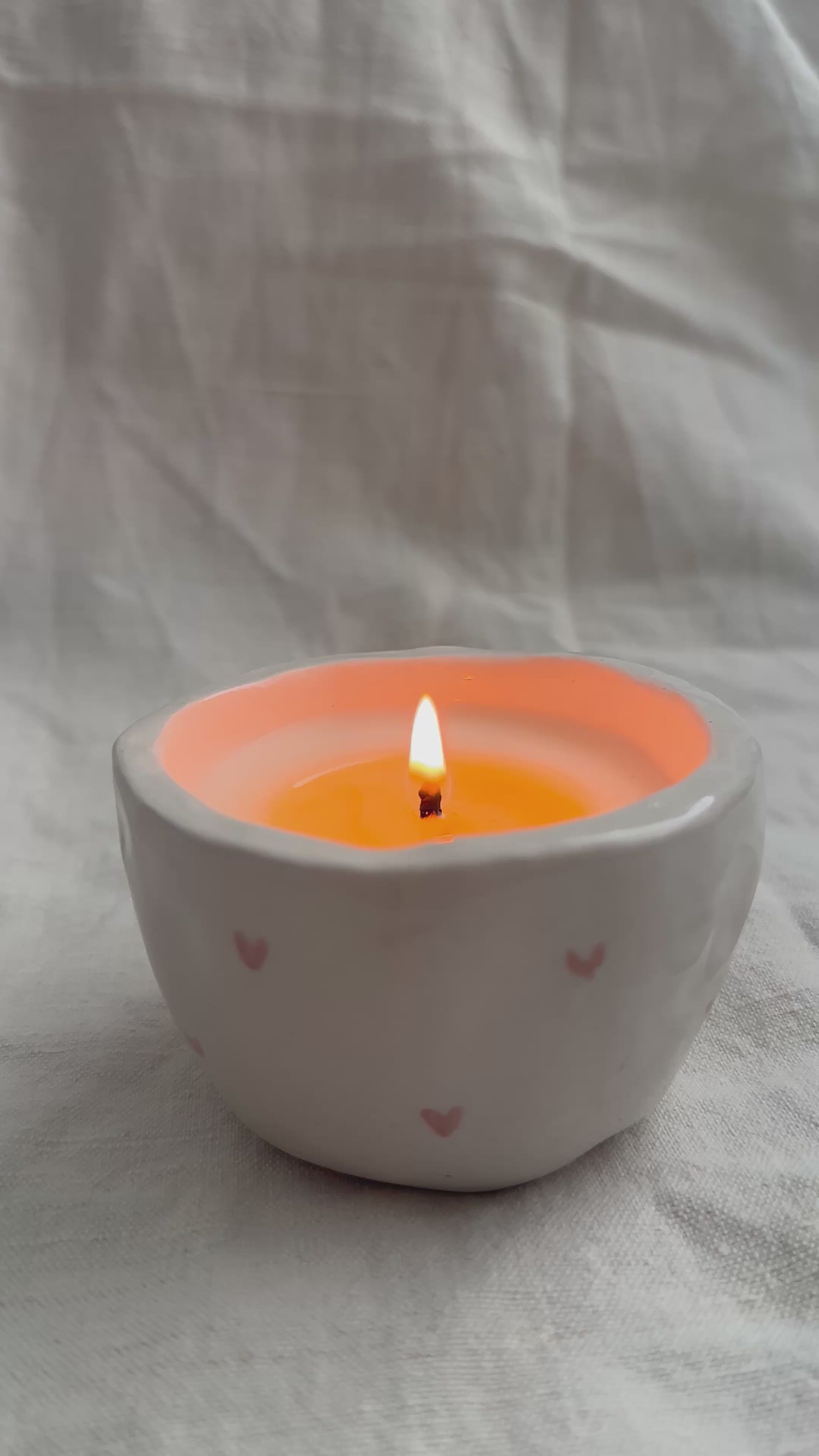 Candela Artigianale in Ceramica Personalizzabile – C-Lab