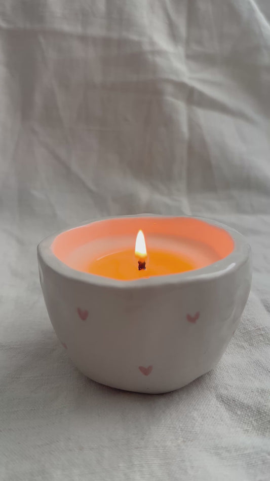 Candela Artigianale in Ceramica Personalizzabile – C-Lab